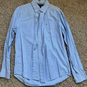 Mens tommy hilfiger long sleeve button down